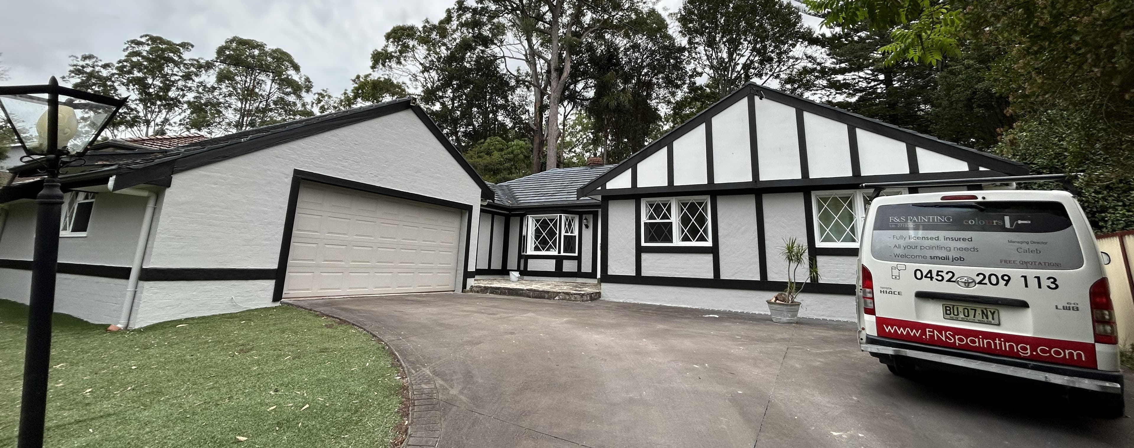 Carlingford house exterior after professional repainting by F&S Painting