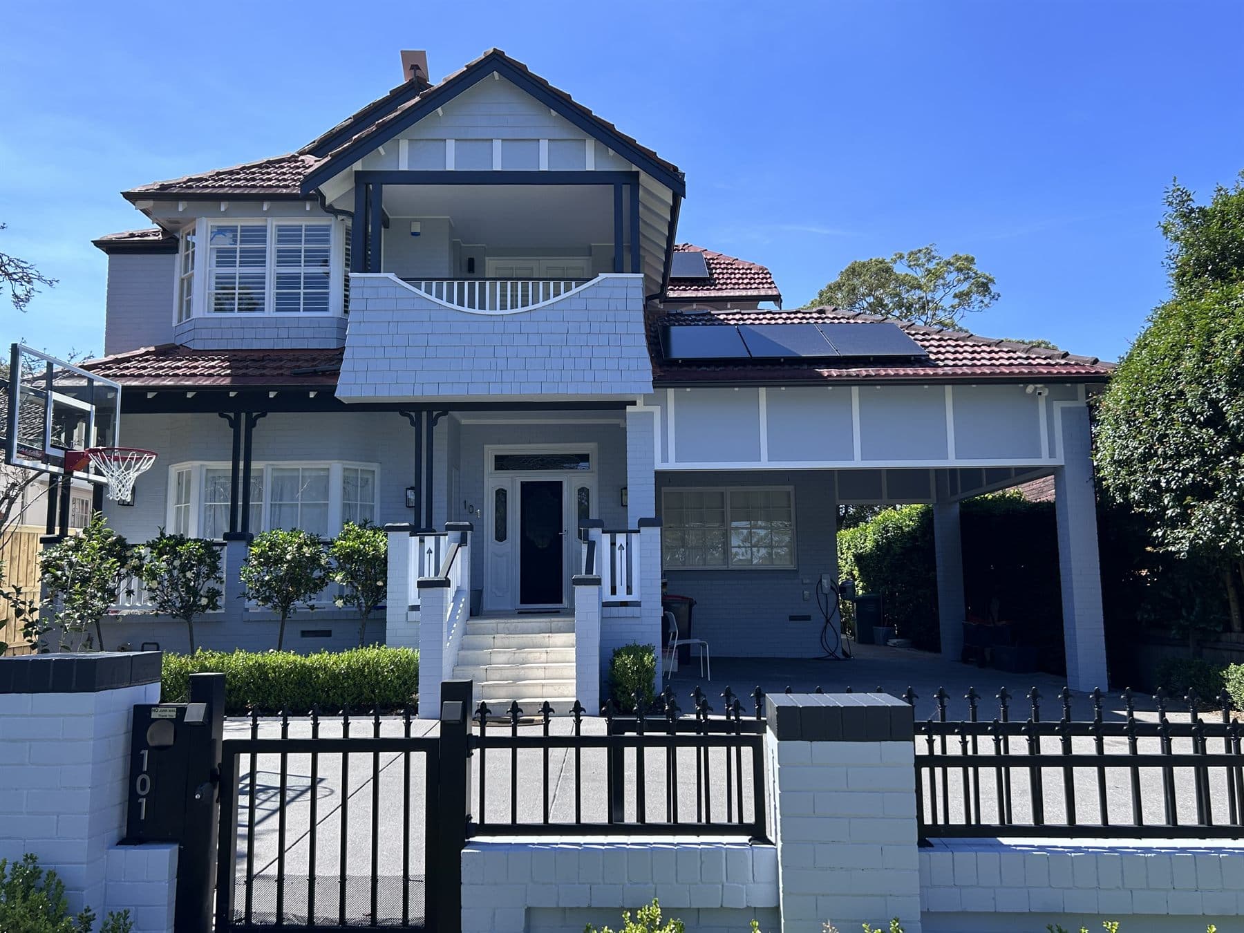East Lindfield house exterior after professional repainting by F&S Painting