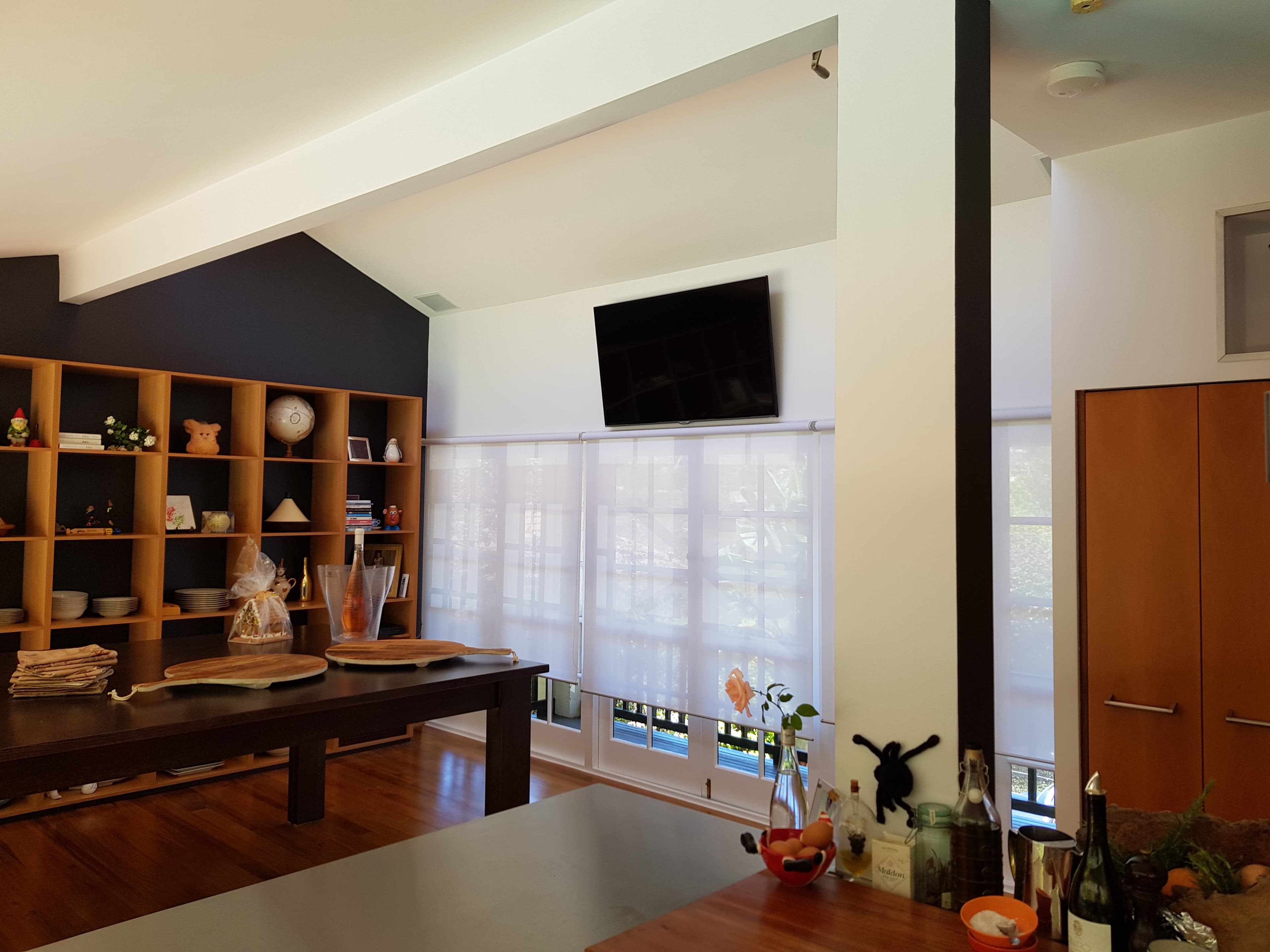 North Bridge home dining and living area after professional interior painting by F&S Painting